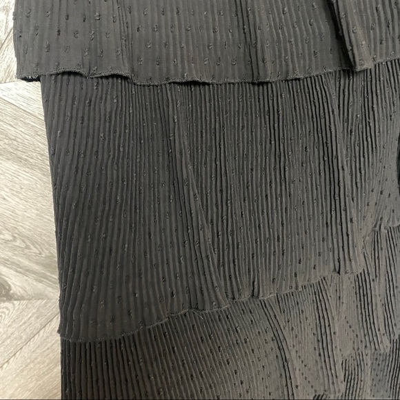 Zara | Ruffled Swiss Dotted Midi Mesh Skirt XS NWT - Picture 9 of 10